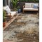 Homeroots 5' X 8' Brown And Beige Abstract Washable Indoor Outdoor Area Rug 630616 - alternate 1