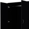 Homeroots 71" Black Two Door Two Drawer Combo Dresser 552278 - alternate 11