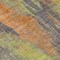 Homeroots 8' Orange And Teal Blue Round Abstract Washable Indoor Outdoor Area Rug 616162 - alternate 7