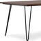 Homeroots 66" Brown and Black Wood and Iron Dining Table 640714 - alternate 5
