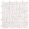 Andova Tiles Fabrique Jacard Brown 1-in. x 2-in. Basketweave Marble Look Polished Natural Stone Wall & Floor Mosaic Tile ANDFAB236 - alternate 6
