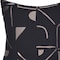 Homeroots 24" Beige and Black Geometric Cotton Blend Throw Pillow With Embroidery 549421 - alternate 7