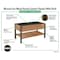 Miracle-Gro 2 x 4 x 2.3 ft Wrangler Brown/Cedar Wood Raised Garden Planter With Shelf MGWRPS2428 - alternate 12