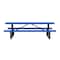 Leisure Craft Rectangle Portable Picnic Table, Blue, 8 ft L T8XPP-BLUE - alternate 8