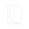 Skutchi Designs Racetrack Conference Table With Power Unit, 48 in W, 72 in L, White HAR-RAC-48X72-DOU.BK-W960-EBLK - alternate 11
