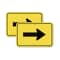 Signmission Arrow Left or Right, 18'' X 24'' 2 Signs, Heavy Gauge Aluminum, 2PK A-1824-2PACK-24336 - alternate 1