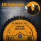 Powertec 6-1/2in Circular Saw Blade, 5/8in Arbor, 1/16in Kerf, 40-Tooth Carbide-Tipped Blade, 2PK 14023-P2 - alternate 8