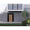 Vdomdoors Front Exterior Prehung Steel Door Ronex1055 Teak 2 Sidelight and Transom Window Sidelite Entry RONEX1055EXD-OAK-W16+36+16 x H80+16-RH-I - alternate 7