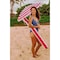 Picnic Time Family Of Brands 5.5 Ft. Portable Beach Umbrella, Red Cabana Stripe 822-00-336-000-0 - alternate 6