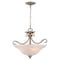 Vaxcel Monrovia 17-in W Brushed Nickel Dual Mount Semi Flush Ceiling Light or Pendant C0310 - alternate 6