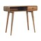 Homeroots 35" Brown Solid Wood Writing Desk 723449 - alternate 9