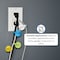 Grizzly Supply Circle Cable Label, 1.1 in L, 1.1 in W, Hook and Loop Closure, Assorted Colors, 10PK GS-HLCL-Circle - alternate 12