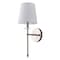 Jonathan Y Olivia 6.5 in. 1-Light Contemporary Traditional Candlestick Metal/Crystal LED Vanity Light w/Fabric JYL9920D - alternate 7