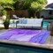 Homeroots 3' X 5' Purple Abstract Washable Non Skid Indoor Outdoor Area Rug 559769 - alternate 6