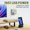 Overtime 7-in-1 Wall Outlet Surge Protector Extender 4 AC Outlets, 2 USB-A & 1 USB-C, White E63 - alternate 5