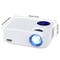 Wrightmaster 1920 x 1080 Full HD LCD Portable Projector with 20000 Lumens, 450" Display, White ZR-L306 - alternate 7
