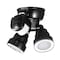 Globe Electric globe Security Flood Light, 120 V, LED Lamp, Bright White, 1400 Lumens, 4000K Color Temp, Plastic Fixture 17000202 - alternate 5