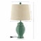 Jonathan Y Margie Wicker 20.5" Bohemian Rustic Iron LED Table Lamp, Green, 2PK JYL4041C-SET2 - alternate 8
