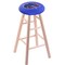 Holland Bar Stool Co Maple Counter Stool, Natural Finish, Boise State Seat RC24MSNat - alternate 1