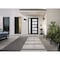 Vdomdoors Front Exterior Prehung FiberGlass Door Frosted Glass / Manux 8002 Matte Black / Sidelight Exterior MANUX8002EXD-BLK-W36+14 x H80-RH - alternate 5