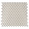 Apollo Tile Cirkel 11.46 in. x 12.4 in. Glossy Gray Porcelain Mosaic Wall and Floor Tile 9.87 sqft/case, 10PK ORB8808GRGA - alternate 1