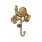 Homeroots 5" Gold Cast Iron Snail Wall Hook 612071 - alternate 7