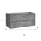 Homeroots 40" Gray Wood Freestanding Bathroom Vanity With White Sink And Two Drawers 627501 - alternate 4