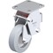 Blickle Rigid Plate Caster, Solid Rbbr, 5", 550 lb. BHF-ALEV 125K-14-SG - alternate 1