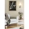 Z-Lite Katerina 1 Light Wall Sconce, Brushed Nickel/White, 5.25 In W 1950-1S-BN - alternate 5