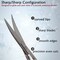 A2Z Scilab Lab Scissors 4.5 inches Sharp/Sharp Curved Blades, Stainless Steel A2Z-ZR-110S - alternate 7