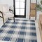 Jonathan Y Sabine Traditional Farmhouse Bold Gingham Navy/Cream 3 ft. x 5 ft. Indoor/Outdoor Area Rug TSN203B-3 - alternate 7