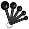 Nutrichef 5-Piece Plastic Measuring Spoons Set NCMMS5 - alternate 1