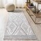 Jonathan Y Rih Moroccan Style Diamond Ivory/Gray 2 ft. x 8 ft. Runner Rug MOH306A-28 - alternate 1
