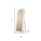 Homeroots 71" Clear Arch Lighted Freestanding and Wall Mount Frameless Full Length Mirror 636335 - alternate 2