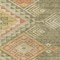 Homeroots 8' X 10' Green And Terra Cotta Southwestern Washable Indoor Outdoor Area Rug 603542 - alternate 8
