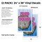 Signmission Fried Dough, Vinyl Decals Only 24 Inch x 36 Inch, Vinyl Decal, 2PK DSB-2436-2PACK-Fried Dough - alternate 2
