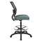 Space Seating 13 Series Deluxe AirGrid Back Drafting Chair, Grey 13-37N20D-2M - alternate 8