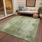 Homeroots 5' X 8' Sage And Ivory Abstract Washable Indoor Outdoor Area Rug 616191 - alternate 8