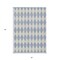 Homeroots 5' X 8' Sky Blue And Ivory Geometric Washable Indoor Outdoor Area Rug 577116 - alternate 7