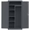 Sandusky Lee Medium Duty Welded Steel Combination Cabinet, 36x18x72, Charcoal CAC1361872-02 - alternate 1