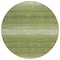 Homeroots 8' Green And Ivory Round Abstract Washable Indoor Outdoor Area Rug 599954 - alternate 8