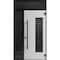 Vdomdoors Front Exterior Aluminum Door Ronex0633 Grey Prehung Entry Steel Metal Modern Painted W36+12xH80+14 RONEX0633EXD-GRE-W36+12xH80+14-LH-I - alternate 1
