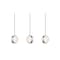 Afx Verona 3-Light Linear Pendant, 120V, 45W, 5 CCT, Satin Nickel VRNP09LAJUDSNLNR3 - alternate 1