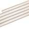 Apollo Tile White 0.6 in x 12 in Glass Glossy Pencil Liner Tile Trim 0.5 sqft/case, 10PK APLGP8801A - alternate 9