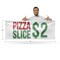 Signmission Pizza Slice $2, 36 Inch x 96 Inch, Vinyl Banner B-96-30806 - alternate 5