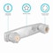 Dura Faucet 2 Valve Single Piece Wall Mounted 8 Center Distance 2 Crystal Acrylic Knob Handle DF-SA600A-CP - alternate 4