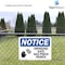 Signmission Safety Sign, 14 in Height, Plastic, 10 in Length, Do Not Block Door, NS-Do Not Block Door NS-Do Not Block Door - alternate 6