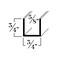 Brunner Aluminum U Channel 3/4" x 3/4" x 1/16", Fits 5/8", 6063-T5 (C21212), 8 Foot Satin Anodized C21212 S8 - alternate 2