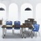 Regency Kee Adjustable Classroom Table W/ 2 Andy Stack Chairs, 48 in W, 24 in L, Neo Walnut MT4824NWAPGY40NV - alternate 6