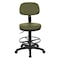 Office Star Products DC Series Sculptured Seat & Back Custom Fabric Drafting Chair, Dillon Sage DC517V-R106 - alternate 8